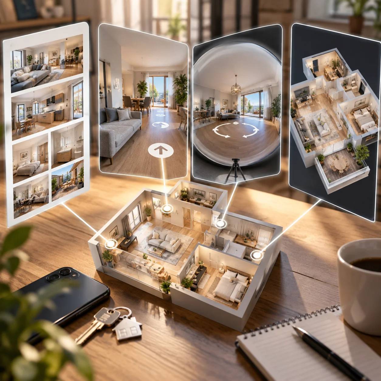 Property tours: photos, linked rooms, 360° or 3D?
